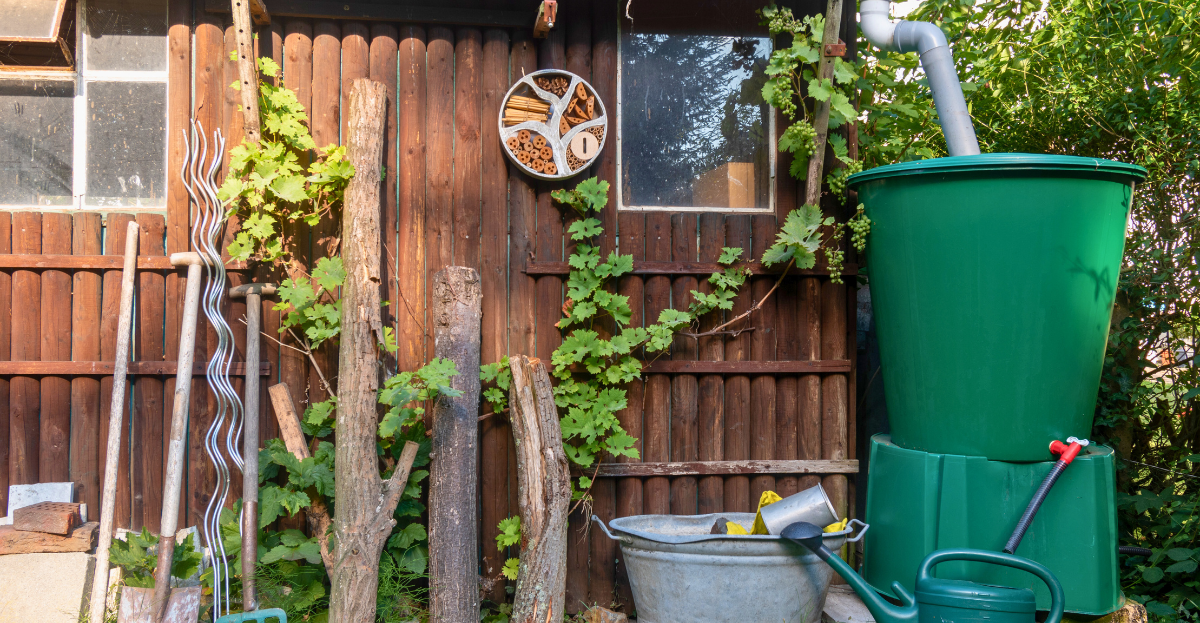 Collecting rainwater